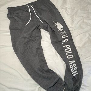 Gray U.S Polo ASSN Sweatpants